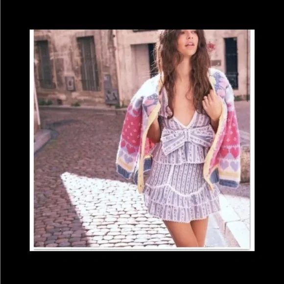 LoveShackFancy Sweaters Loveshackfancy Deena Pink Cardigan